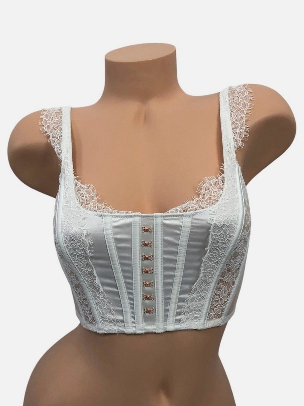 NWT Corset Top Lace Bridal Lingerie Bra Top